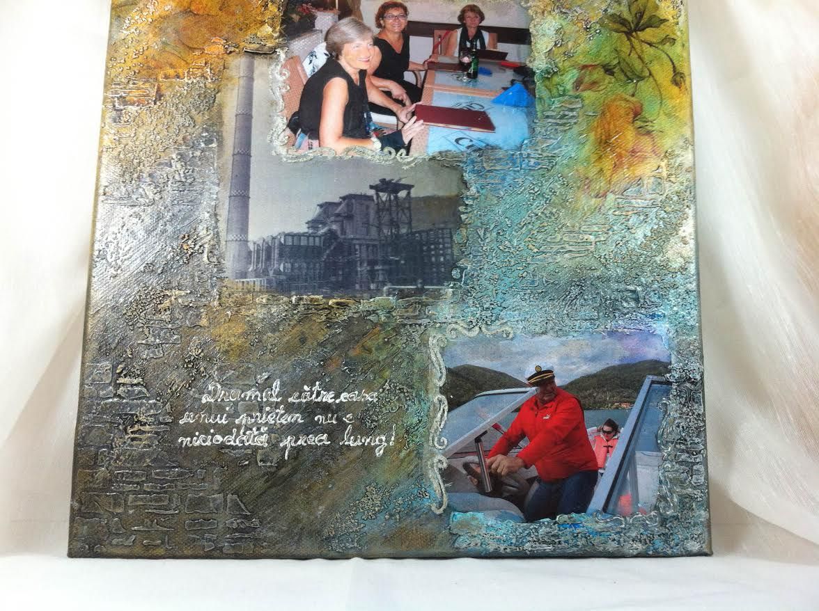 Tablou personalizat mixed media unicat